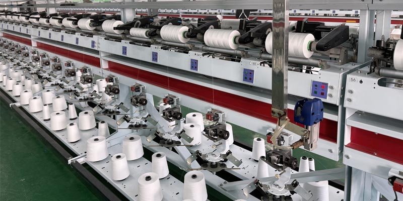 Optimizing Winding Density a modern precision winding machine in a textile factory
